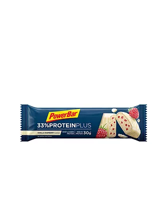 POWER BAR | Barrita de proteína 33% Protein Plus Vainilla-Frambuesa 90g | 